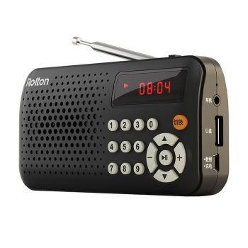 迷你音响 插卡小音箱 老人收音机mp3播放器便携式音箱 优雅黑音箱产品
